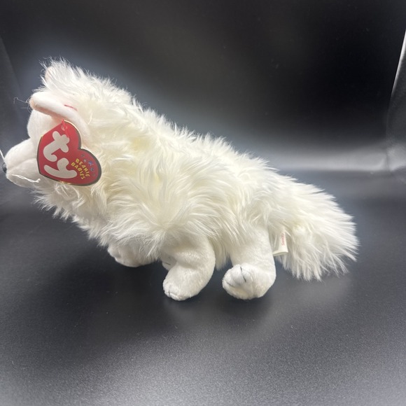 Ty Beanie Baby Snocap the White‎ Snow Fox 8" Rare - Picture 2 of 10